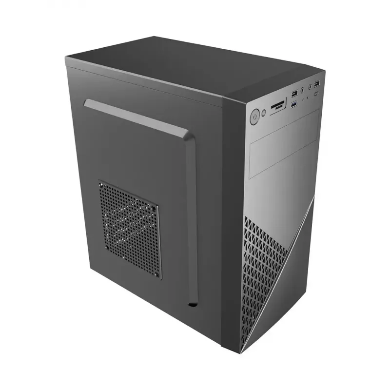 Caja de ordenador Gembird CCC-FC-K170, mATX, negra