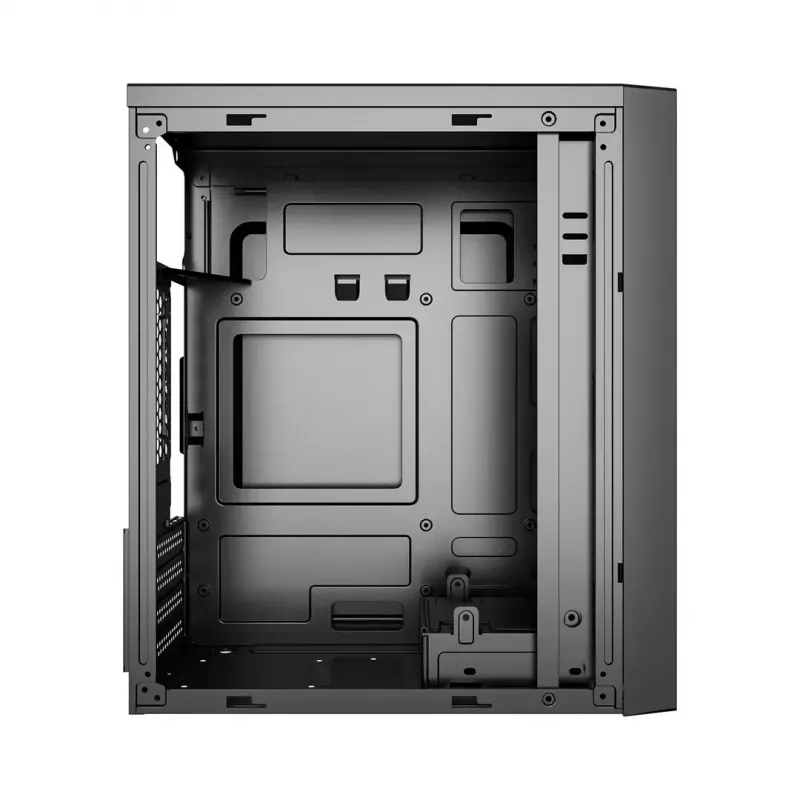 Caja de ordenador Gembird CCC-FC-K170, mATX, negra