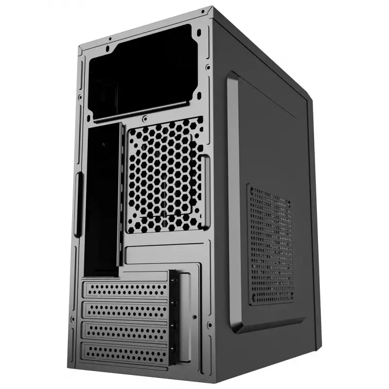 Caja de ordenador Gembird CCC-FC-K170, mATX, negra