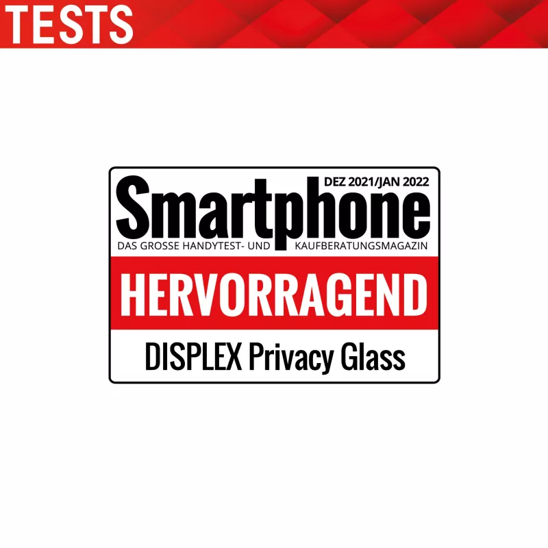 Displex Privacy Full Cover protector de pantalla (10H) para Apple iPhone 12/12 Pro, marco de montaje Eco, filtro de privacidad, vidrio templado, lámina protectora antirrayaduras, compatible con funda