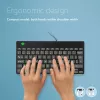 R-Go Tools teclado ergonómico R-Go Compact Break, teclado compacto con software de pausas, AZERTY (BE), con cable, negro
