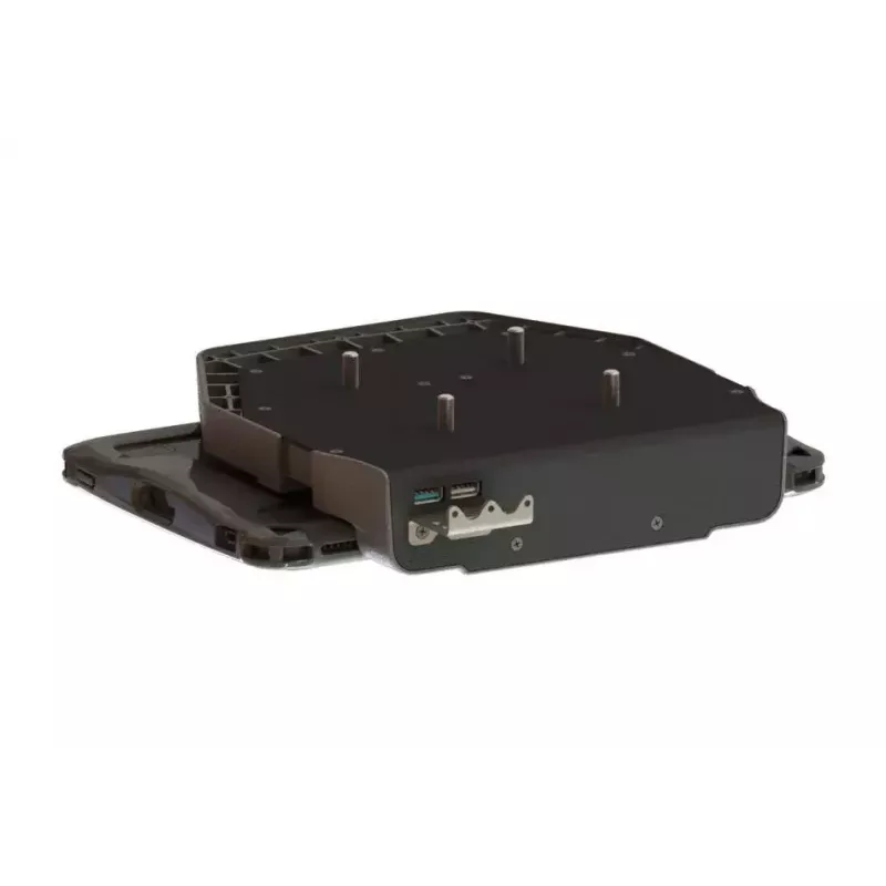 Gamber-Johnson 7160-1807-00 base de acoplamiento delgada para vehículo con USB doble para Zebra ET4X de 10 pulgadas, cables sin terminar