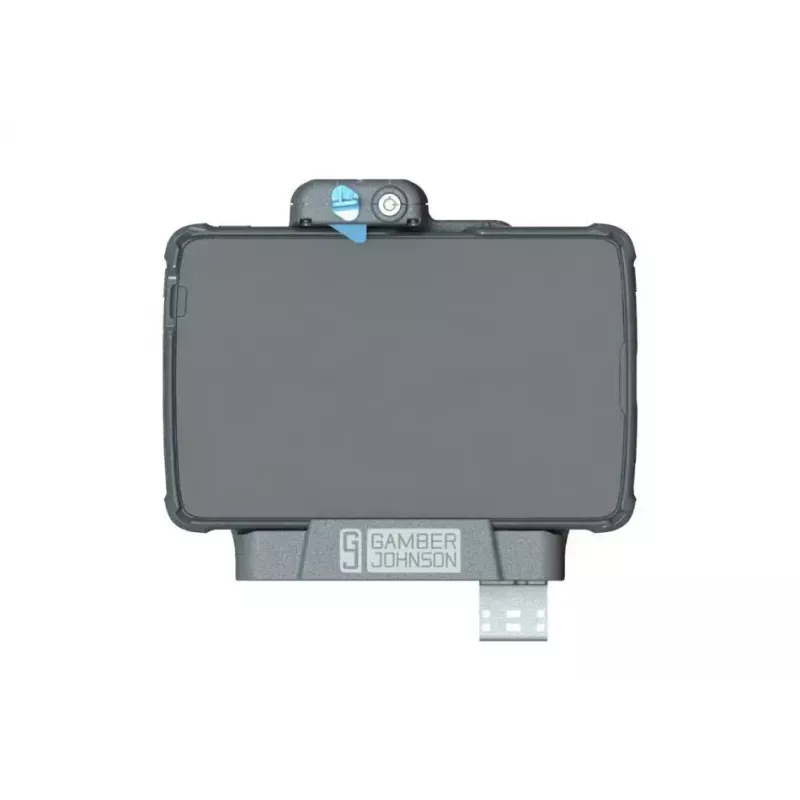 Gamber-Johnson 7160-1807-00 base de acoplamiento delgada para vehículo con USB doble para Zebra ET4X de 10 pulgadas, cables sin terminar