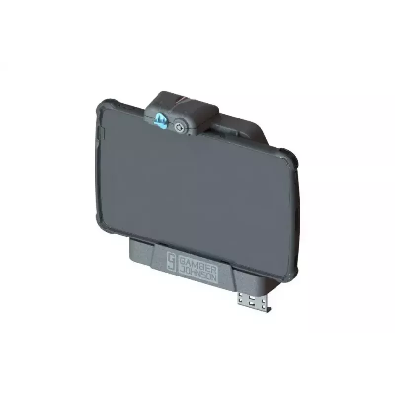 Gamber-Johnson 7160-1807-00 base de acoplamiento delgada para vehículo con USB doble para Zebra ET4X de 10 pulgadas, cables sin terminar