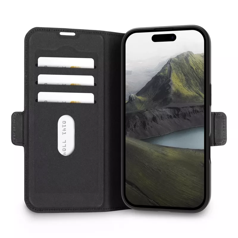 dbramante1928 Oslo Pro MagSafe funda con tapa para Apple iPhone 17, negro (OP63MSBL6807)