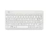 R-Go Tools Teclado ergonómico R-Go Compact Break, teclado compacto con software de pausas, AZERTY (FR), Bluetooth, blanco