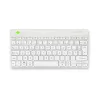 R-Go Tools Teclado ergonómico R-Go Compact Break, teclado compacto con software de pausas, AZERTY (FR), Bluetooth, blanco
