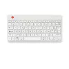 R-Go Tools Teclado ergonómico R-Go Compact Break, teclado compacto con software de pausas, AZERTY (FR), Bluetooth, blanco