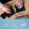 R-Go Tools Teclado ergonómico R-Go Split Break con software de pausas, teclado ergonómico dividido, AZERTY (FR), Bluetooth, negro