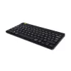 R-Go Tools Teclado ergonómico R-Go Compact Break, teclado compacto con software de pausas, AZERTY (BE), Bluetooth, Negro