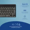 R-Go Tools Teclado ergonómico R-Go Compact Break, teclado compacto con software de pausas, AZERTY (BE), Bluetooth, Negro