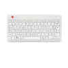 R-Go Tools Teclado ergonómico R-Go Compact Break, teclado compacto con software de pausas, AZERTY (BE), Bluetooth, blanco