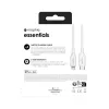 mophie essentials Cable de carga Lightning a USB-C (1M) Blanco
