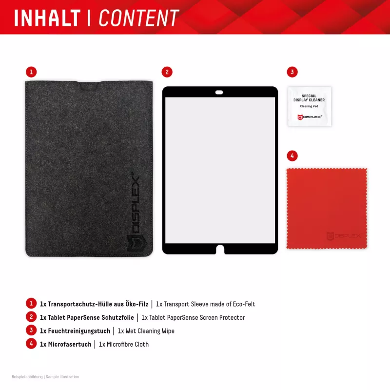 Displex 01886 protector de pantalla para tableta PaperSense para iPad (7.ª/8.ª/9.ª gen.)/Air (3.ª gen.), tacto de papel, extraíble