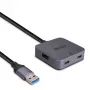 Lindy Hub USB 3.0 de 5m y 4 puertos