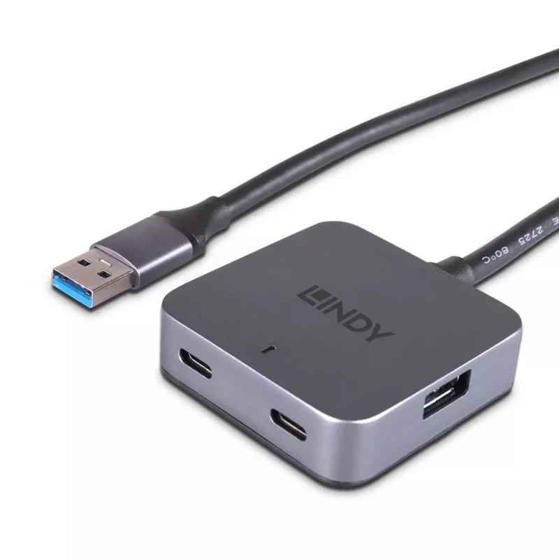 Lindy Hub USB 3.0 de 5m y 4 puertos