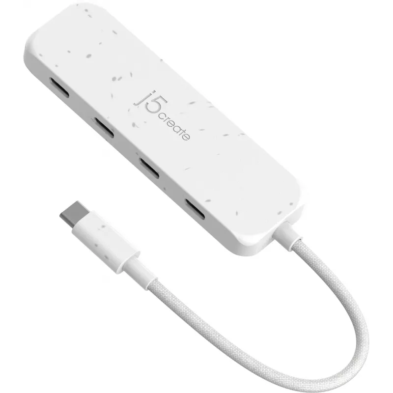 j5create Hub ecológico USB-C a 4 puertos Type-C Gen 2