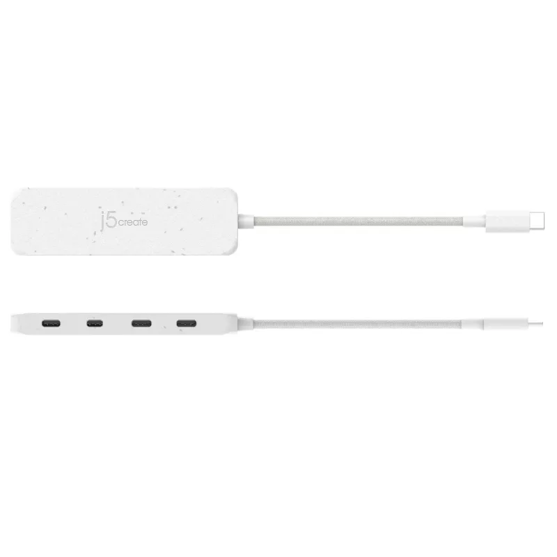 j5create Hub ecológico USB-C a 4 puertos Type-C Gen 2