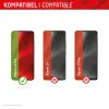 Protector de pantalla e.v.i. Displex Full Cover (10H) para Xiaomi 14 Pro, vidrio templado, marco de montaje Eco, negro/transparente