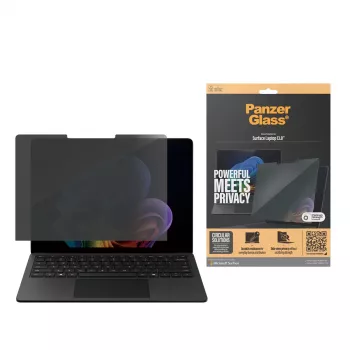 PanzerGlass ® Lámina de privacidad Lámina protectora de pantalla Microsoft Surface Laptop 7th Edition 13.8'' | Ultra-Wide Fit