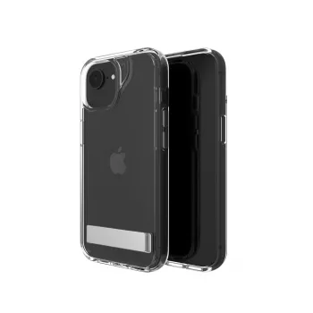 ZAGG Crystal Palace Funda con soporte iPhone 16/15/14/13 Clear, Funda, Apple, iPhone 17e/16e/15/14/13, 15,5 cm (6,1 pulgadas), Transparente