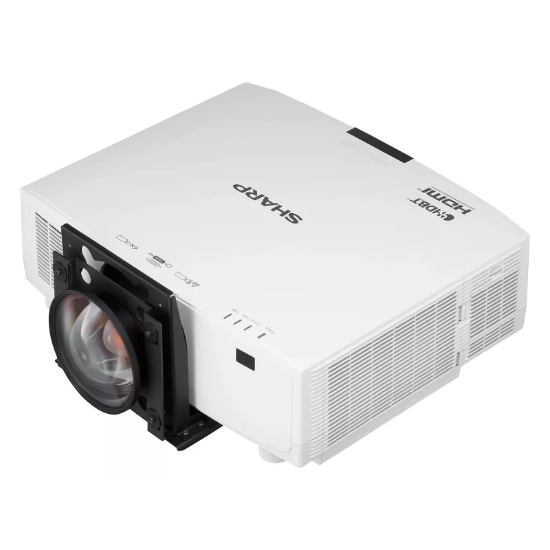 Sharp NEC V801U (XP-V801U-W) proyector láser 3LCD, 8000 lúmenes ANSI, WUXGA (1920x1200), 3D, enfoque motorizado, sin objetivo, blanco