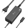 Adaptador de alimentación USB-C PD j5create JUP1265 — 65W, interior, negro, plástico, 118×32×50 mm (UE)