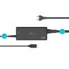 Adaptador de alimentación USB-C PD j5create JUP1265 — 65W, interior, negro, plástico, 118×32×50 mm (UE)