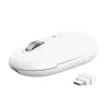 Ratón de oficina inalámbrico TRUST Seron slim Multi – ambidiestro, RF + Bluetooth, óptico 3200 DPI, 7 botones, blanco