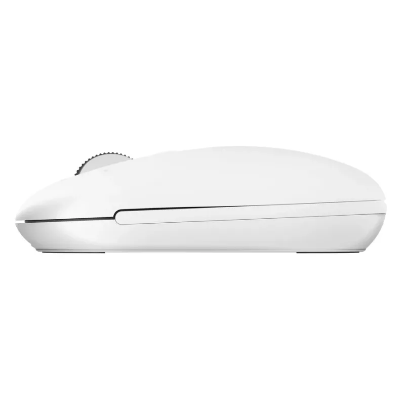 Ratón de oficina inalámbrico TRUST Seron slim Multi – ambidiestro, RF + Bluetooth, óptico 3200 DPI, 7 botones, blanco