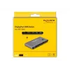 Conmutador KVM DeLOCK DisplayPort 8K 30 Hz con USB 5 Gbit/s