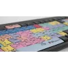 LogicKeyboard Adobe Premiere Pro CC Nero teclado slim line LKB-PPROCC-BJPU-FR, francés, USB