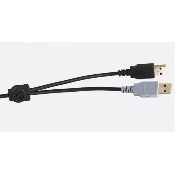Teclado LogicKeyboard LKB-FCPX10-A2M-FR con cable USB AZERTY francés tamaño completo 105 teclas negro