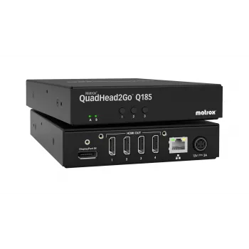 Matrox QuadHead2Go Q185 controlador multomonitor appliance / Q2G-DP4K2