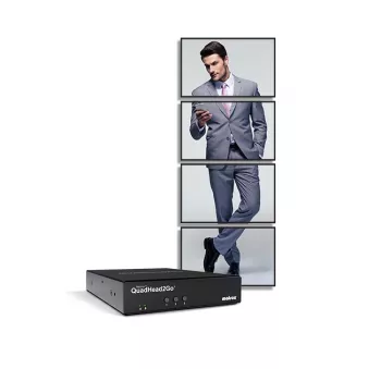 Matrox QuadHead2Go Q185 controlador multomonitor appliance / Q2G-DP4K2