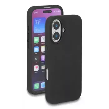 Funda protectora de silicona blanda DELOCK para iPhone 17, funda, negra, compatible con pantalla de 6,3 pulgadas (16 cm)