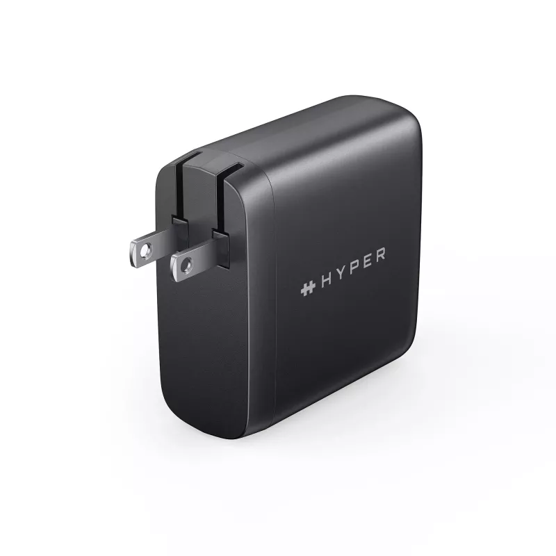 Targus HyperJuice HJG100EU cargador GaN de 100 W, un puerto, EU, 2 m, negro