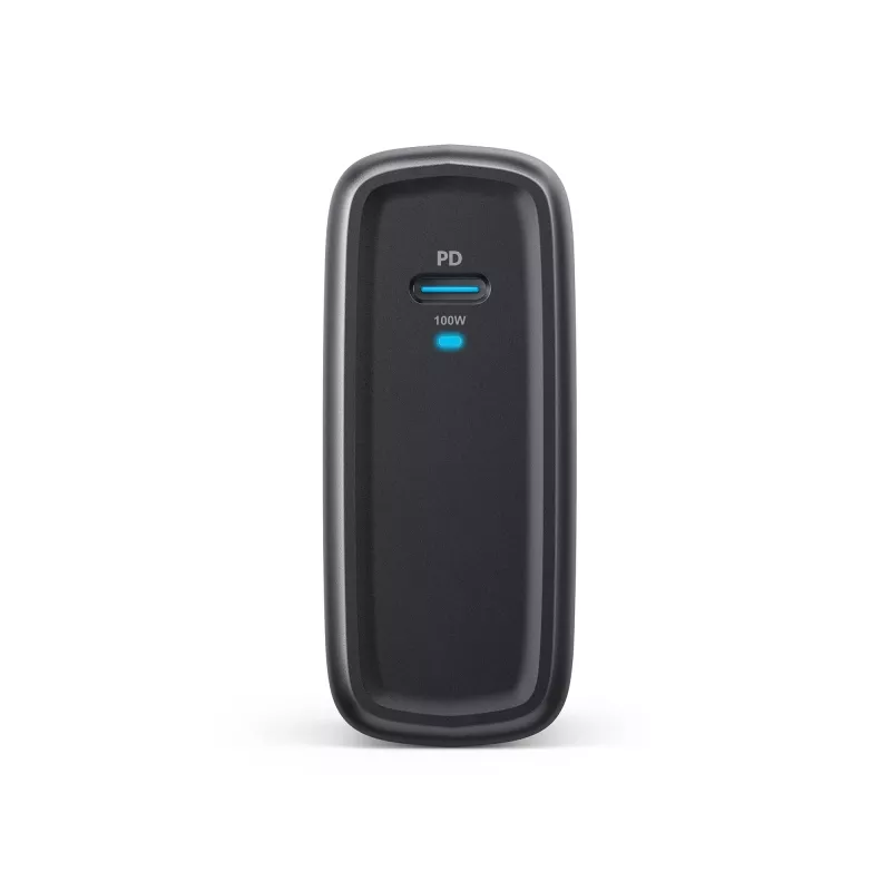 Targus HyperJuice HJG100EU cargador GaN de 100 W, un puerto, EU, 2 m, negro