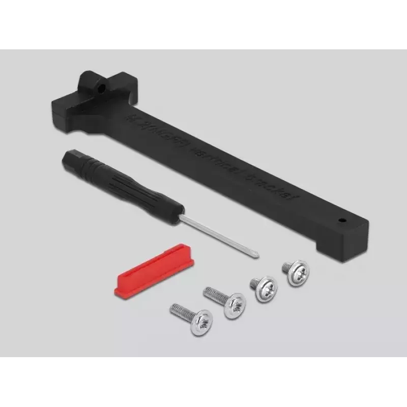 Adaptador M.2 Key A+E macho a ranura Key M en ángulo con soporte DeLOCK 64137