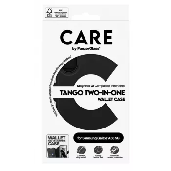 Funda PanzerGlass Tango dos en uno para móvil 17 cm (6,7 pulgadas) funda cartera negra