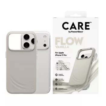 PanzerGlass CARE™ by ® Flow Case vainilla con MagSafe iPhone 17 Pro