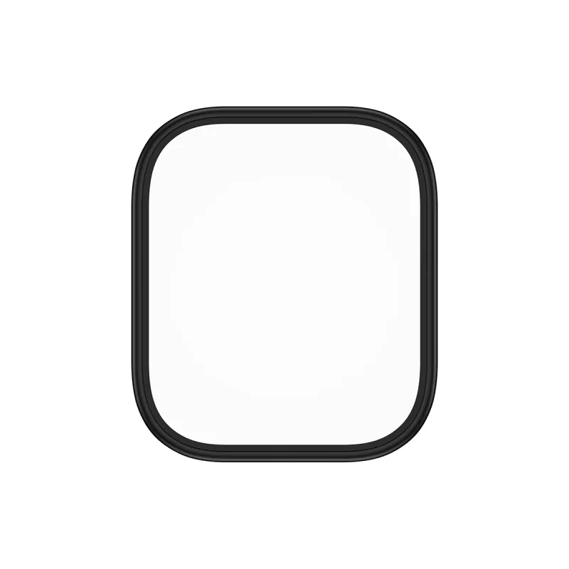 Protector de pantalla PanzerGlass marco metálico negro para Apple Watch (modelo PG38147)