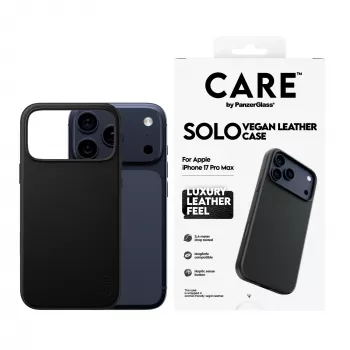 Funda protectora PanzerGlass CARE Solo para iPhone 17 Pro Max, negra
