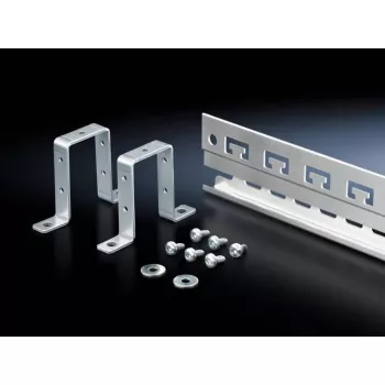 Kit de raíles para rack Rittal 2388.125, carcasa de aluminio, gris, ancho 1153 mm