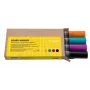 Rotulador Sigel BA011 4 uds. negro magenta naranja turquesa