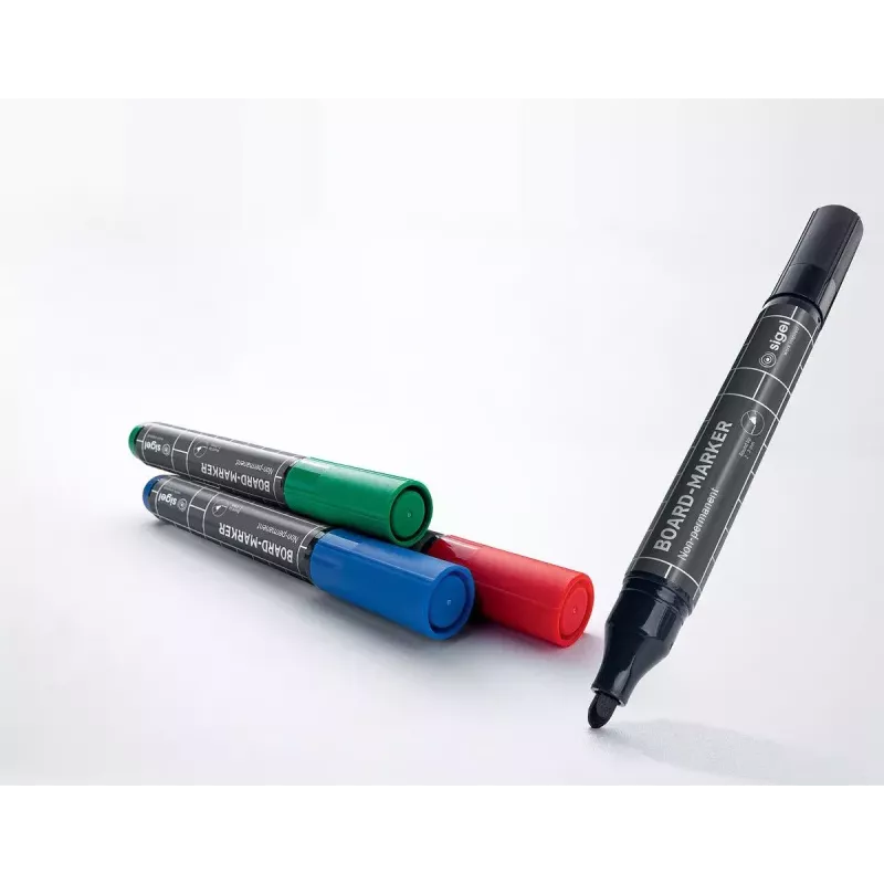 Rotulador Sigel BA010 4 uds. negro azul verde rojo