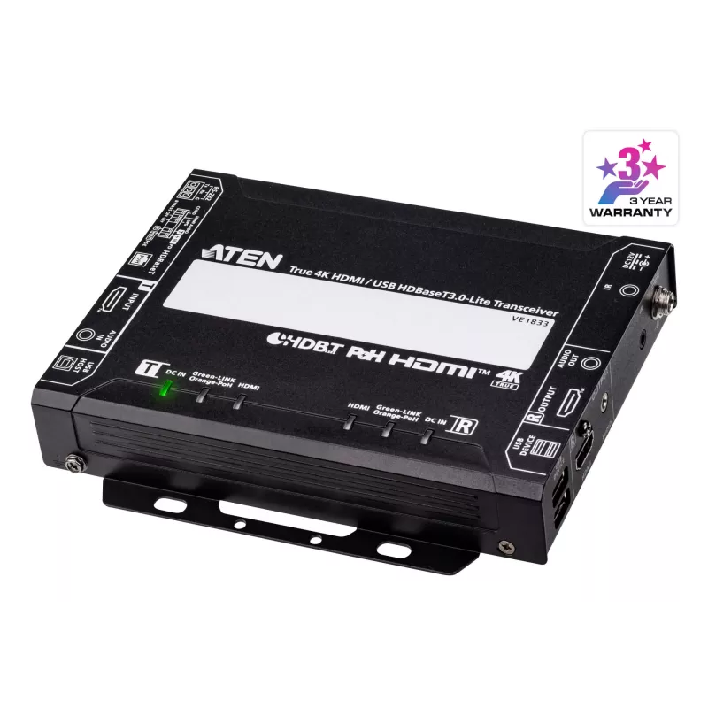 ATEN VE1833 True 4K HDMI/USB HDBaseT 3.0 Lite transceptor