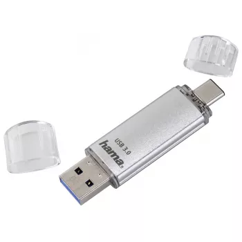 Hama C-Laeta Memoria USB 16 GB USB Type-A / USB Type-C 3.2 Gen 1 (3.1 Gen 1) Plata