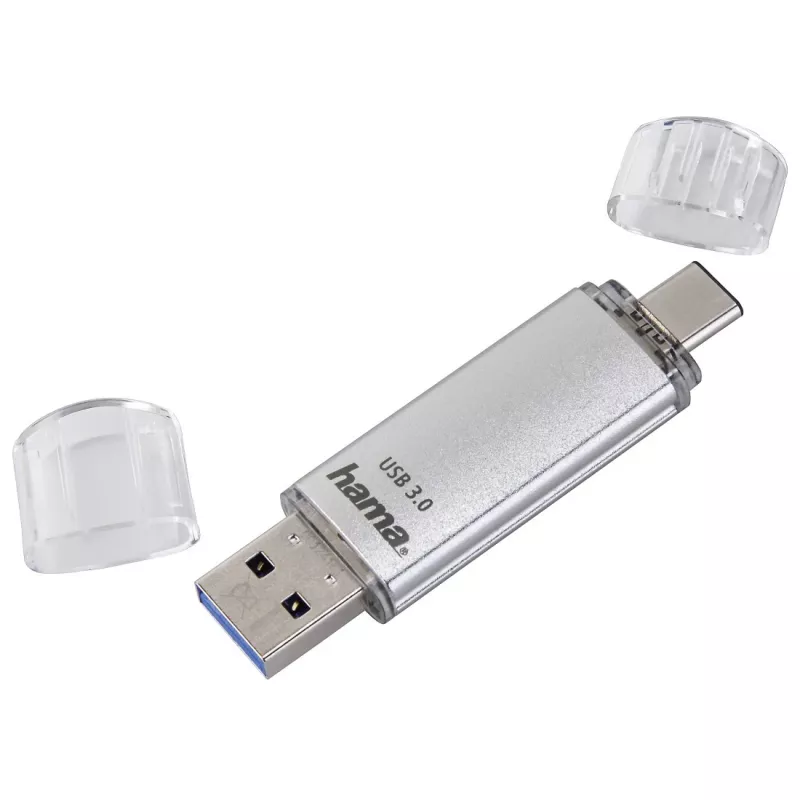 Hama FlashPen C-Laeta memoria USB 16 GB, USB 3.0 / USB Type-C, plateada