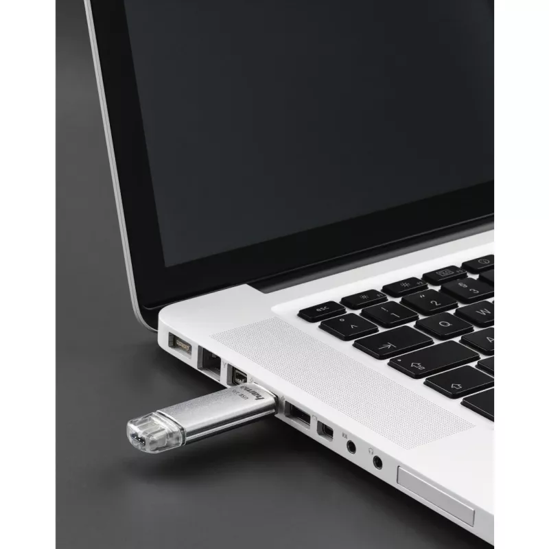 Hama FlashPen C-Laeta memoria USB 16 GB, USB 3.0 / USB Type-C, plateada